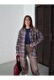 Women's Christ Flannel Shirt, Oversized Wide Fit - 7