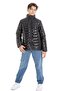 Boy's Mock Neck Pocket Shiny Puffer Jacket - 5