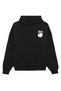 Unisex Stüssy Billiard Ball Printed Oversized Ball Cut 3 Thread Ş Fleece-Lined Black K Hooded Sweatshirt - 2