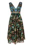 Rochie midi cu broderie Dara