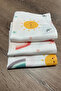 7-Pack 100% Cotton Double Layer Checkered Muslin Baby Mouth Wipes 25 X 25 cm - 4