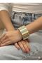 Pastel Tone Multi-Colored and Gold Detailed Block Bracelet