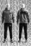 Ufc Printed Zipper Hooded Tracksuit Set