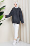 Women's Crew Neck Oversize Knitwear Sweater - 2