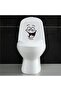 Cute Smiling Face |   Toilet Seat Bathroom Wc Sticker 28X14 cm - 2