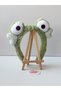 Heart Frog-Eyed Girl's Crown Green Plush Gift Girl's Crown - 2