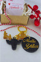 New Year Themed Keychain Silvery Black Deer Head &'Happy New Year' Stylish Decorative Gift