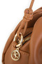 Women's Soft Leather Drawstring Long Crossbody Strap Hand & Shoulder Bag Nas Bag - 3