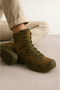 Waterproof Genuine Leather Military Boots |   Tactical - Non-Slip Sole Heat Insulated - 2