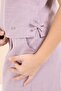 Rose Wide-Leg Pants Girls' Linen Crop Top Set 23451 - 4