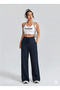 2-Piece Seasonal Black Navy Blue Women's Wide-Leg Summer Washable Sweatpants Comfortable Fabric Shahmoda - 5