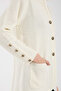 Hakim Collared Buttoned Wool Knit Jacket - Bone - 4