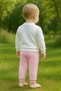 Mi̇Ni̇ Mondo 181-12-25 Baby Girl Happy Printed Floral Sweatshirt Bottom Set 9-18 Months - 6