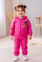 Polka Dot Hooded Two-Piece Baby Girl Tracksuit Set - 2