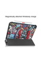 غطاء حماية صلب لجهاز iPad 2022 (الجيل العاشر) مقاس 10.9 بوصة / iPad 2025 (الجيل الحادي عشر) بنقشة جرافيتي - 5