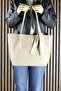 Kum Vegan Magnetic Closure Large Size Daily Shoulder Bag and Handbag with Strap - 3