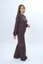 Girl's 2-Piece Set Stone Embroidered & Crew Neck Sweatshirt & Wide Leg Sweatpants with Pockets - 2