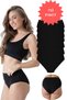 Women's Bato High Waist Colorful Seven Day Daily Panties 7 Pack