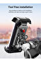 Universal Shockproof 360° Rotating Phone Mount for Bike Motorcycle & More, Black - 7