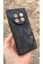 Realme 12 Pro Compatible Black Butterfly Patterned Silicone Shock-Absorbing Classic Protective Rubber Case 277 - 3