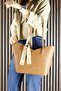 Taba Vegan Large Size Daily Shoulder Bag with Magnetic Closure and Handbag with Strap - 2