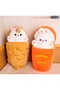 Rabbit Plush Toy with Carrot Rabbit Plush with Bag 30cm Sleeping Companion - 2