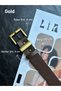 2-Piece Knot Classic Square Patterned Women's Antique Vintage Buckle Belt Coat Belt Dress Pants Belt - 4