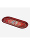 La Dolce Vita Red Metal Tray 37 cm - 2