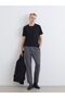 Standard Fit Wool Blend Men's Pleated Trousers