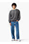 Men Waffle Striped Sweatshirt - 2