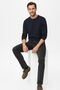 Men's High Waist Wide Leg Smoked Jeans - 3