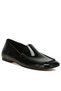 Women Patent Pleather Loafers in Black