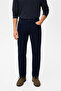 Men's High Waist Wide Leg Dark Blue Jeans