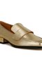 Women Metallic Penny Loafers in Gold - 5