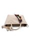 1040 Women's Wooden Bead Detailed Straw Hand and Shoulder Bag - 4