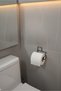 Adhesive Metal Black Toilet Roll Holder Wc Paper Holder Toilet Roll Holder Hanger - 2