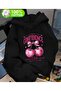 Confidence Print Detailed Hooded Sweatshirt