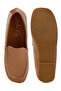 Women Patent Pleather Loafers in Beige - 5