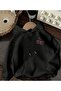 Hooded Sweatshirt with Chest Cherry Print Detail