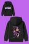 Demon Hunters Huntrx Printed Black Hooded Sweatshirt