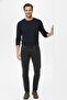 Men's High Waist Wide Leg Smoked Jeans - 6