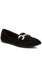 Women Horsebit Detail Flexible Loafers in Black