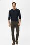 Men's High Waist Wide Leg Khaki Jeans - 5