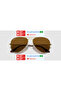 نظارات راي بان 3025 001/57 58 14 135 3P مستقطبة - 6