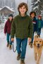 Kuzu Welsoft Zippered Winter Oversized Children's Coat for Girls and Boys - 2