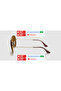نظارات راي بان 3025 001/57 58 14 135 3P مستقطبة - 3