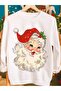 Unisex New Year Concept Printed Oversized Crew Neck Sweatshirt