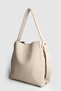 Lagraccio Paris Women's Perry Large Size Shoulder Bag with Buckle Detail