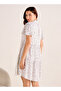 Set of 2 Night Dress Flutter Sleeves Tiered Viscose - 4