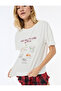 Plaid Patterned Ruffled Printed 2-Piece Pajama Set - 4
